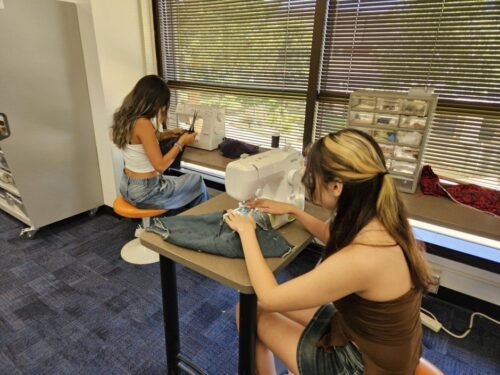 Student Works On A Project In Summer Fashion Academies