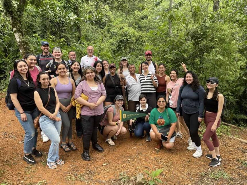 A group of FLSA students in in Costa Rica and Guatemala