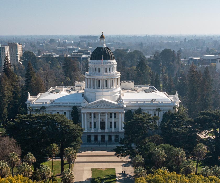 California State Capitol Building In Sacramento